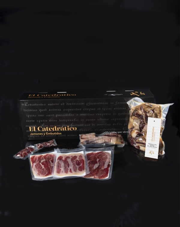 Ibérico-cebo-schinken 50 % iberische rasse (maschinell geschnitten)