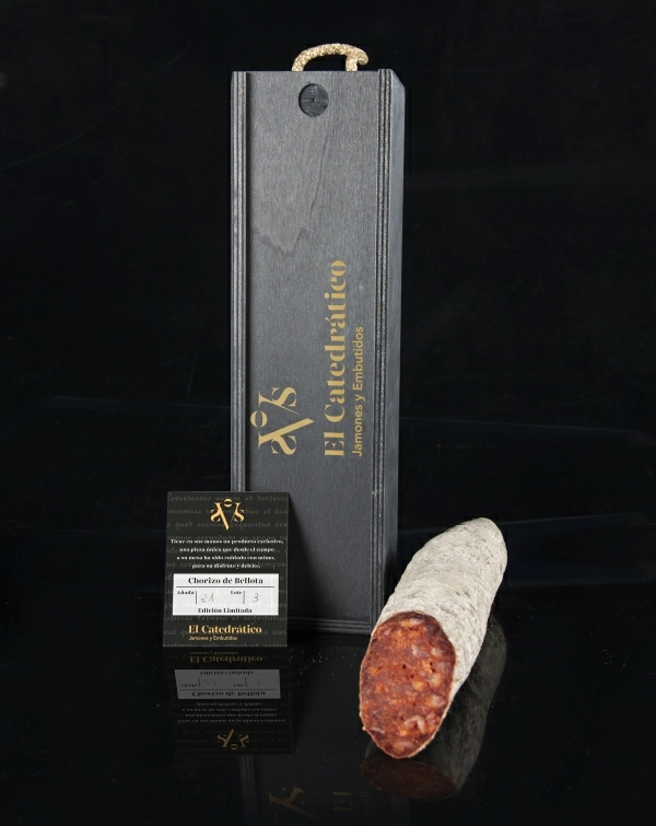 Ibérico-Chorizo aus Eichelmast 100 % (In Holzkiste)