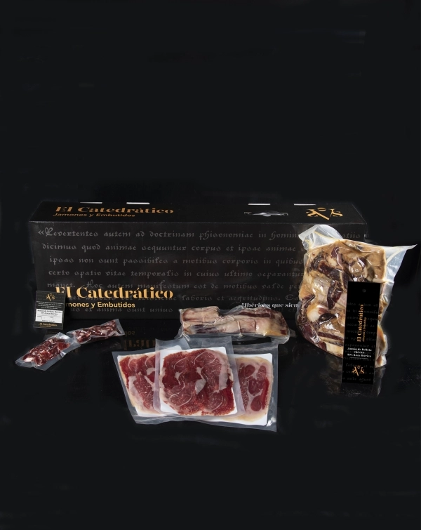 Ibérico-schinken aus eichelmast 50 % iberische rasse (maschinell geschnitten)