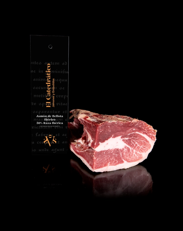 Ibérico-schinkenstück aus eichelmast 50 % iberische rasse